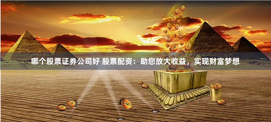 哪个股票证券公司好 股票配资：助您放大收益，实现财富梦想